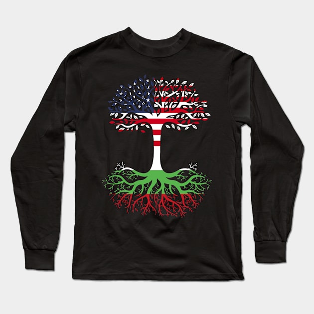 American Grown Bulgaria Roots Bulgaria Flag Long Sleeve T-Shirt by BramCrye